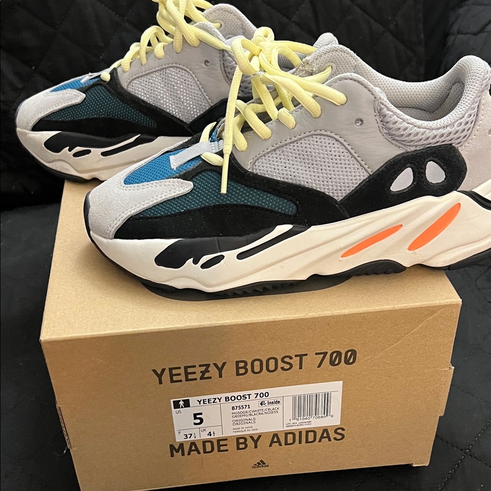 Adidas Yeezy Boost 700 Kids Sneakers - Gray, Black, Blue, Orange